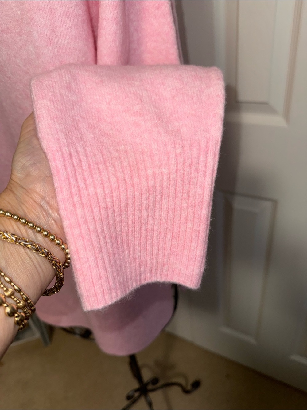 NWT J. Crew Pink Extra-Soft Crewneck Sweater. XL - Picture 6 of 6